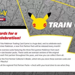 Deals 👏 Pokemon Trading Card Game First Partner Collector's Binder [Includes Oversize Pikachu Card, Holds Up To 30 Oversized Cards] ❤️ -Card Game Supplies Shop 1stpartnercollectorbinder inset3