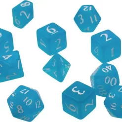 Promo ❤️ Ultra Pro The Eclipse Dice Sky Blue Polyhedral 11-Die Dice Set (Pre-Order ships January) ✨