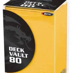 Wholesale 🔥 Card Supplies Deck Vault LX - 80 Yellow Standard Deck Box ✔️