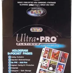 Flash Sale 🎉 Ultra Pro Card Supplies Platinum Series 9-Pocket Pages [100 Count] 🎉