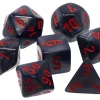 Buy ❤️ Chessex Velvet Black with Red Numbers Polyhedral 7-Die Dice Set ❤️