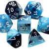 Deals 😍 Chessex Gemini Black-Shell with White Numbers Polyhedral 7-Die Dice Set ❤️