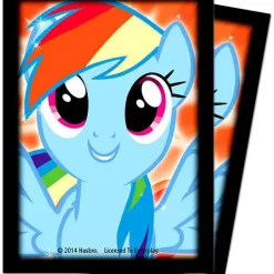 Budget 🎉 Ultra Pro My Little Pony Trading Card Game Rainbow Dash Deck Protector Standard Card Sleeves 🛒