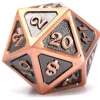 Discount ⭐ Mythica Dire Battleworn Copper D20 Metal Polyhedral Die 😉