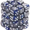 Deals 😉 Chessex 6-Sided d6 Gemini 12mm Dice Pack #26823 [Blue-Steel & White] ⌛