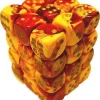 Budget 🥰 Chessex 6-Sided d6 Gemini 12mm Dice Pack #26850 [Red-Yellow & Silver] 👏