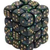 Coupon 🔥 Chessex 6-Sided d6 Scarab 12mm Dice Pack #27815 [Jade & Gold] ⌛