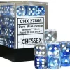 Outlet 😍 Chessex 6-Sided d6 Nebula 12mm Dice Pack #27866 [Dark Blue & White] 😉