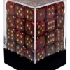 Promo 😍 Chessex 6-Sided d6 Glitter 12mm Dice Pack #27904 [Ruby & Gold] 🌟