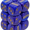 Cheap ⭐ Chessex Toywiz 6-Sided d6 Lustrous Purple with Gold 16mm Dice Pack 🧨