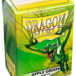 Deals ⌛ Card Supplies Dragon Shield Matte Apple Green Standard Card Sleeves [100 Count] ✨