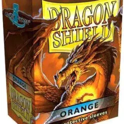 Deals 💯 Card Supplies Dragon Shield Orange Standard Card Sleeves [100 Count] ⌛