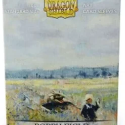 Best Sale ✨ Card Supplies Dragon Shield Art Poppy Field Standard Card Sleeves [100 Count] 😉