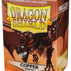Promo 😍 Card Supplies Dragon Shield Matte Copper Standard Card Sleeves [100 Count] 😀