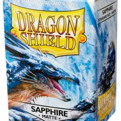 New 🥰 Card Supplies Dragon Shield Matte Sapphire Standard Card Sleeves ❤️