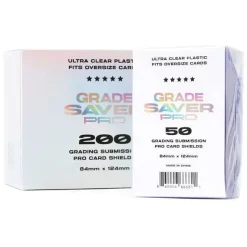 New ⌛ Grade Saver Pro Grading Submission Pro Card Shields Card Holders [200 Count, 84mm x 124mm] 🤩