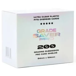 New ⌛ Grade Saver Pro Grading Submission Pro Card Shields Card Holders [200 Count, 84mm x 124mm] 🤩 -Card Game Supplies Shop gradesaverpro200submissionshield inset3