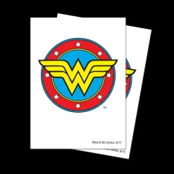 Cheapest ⭐ Ultra Pro Justice League Deck Protector Wonder Woman Standard Card Sleeves [65 Count] 👍