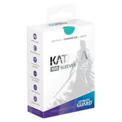 Promo ✔️ Ultimate Guard Katana Turquoise Standard Size Card Sleeves [100 Count] 🤩