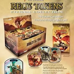 Coupon ⌛ Ultra Pro MtG Trading Card Game Relic Tokens Eternal Collection Mystery Box [24 Packs] ✨ -Card Game Supplies Shop magictokensbox inset4