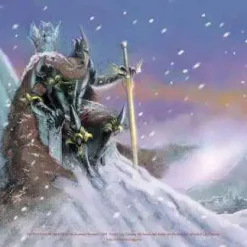 Coupon 🤩 Card Supplies The Dark Lord of the Frozen Isle Play Mat ⭐