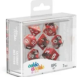 Brand new 🛒 Oakie Doakie Gemidice Vampire Polyhedral 7-Die Dice Set #500037 ✔️
