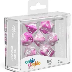 Best Sale 😍 Oakie Doakie Gemidice Magnolia Polyhedral 7-Die Dice Set #500041 ⭐
