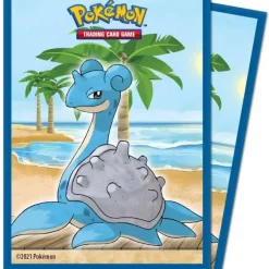 Discount 🎁 Ultra Pro Pokemon Trading Card Game Seaside Standard Card Sleeves [65 Count] ⌛