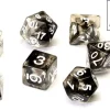New ✨ Sirius Dice Cloud Black Polyhedral 7-Die Dice Set 🥰