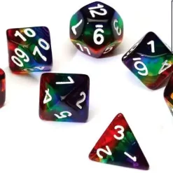 Deals 🌟 Sirius Dice Rainbow Polyhedral 7-Die Dice Set 😍