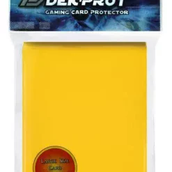 Cheap ✨ Card Supplies Gaming Card Protectors Sunflower Yellow Standard Card Sleeves [60 Count] ⭐