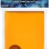 Cheap 🔥 Card Supplies Gaming Card Protectors Mango Yellow Standard Card Sleeves [60 Count] 🧨