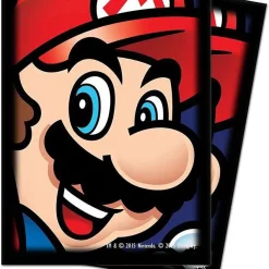 Cheapest 🎁 Card Supplies Super Mario Mario Standard Deck Protector Card Sleeves [65 Count] 😍