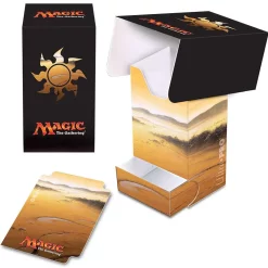 Flash Sale ❤️ Ultra Pro MtG Trading Card Game Mana 5 Plains Deck Box with Dice Tray ❤️