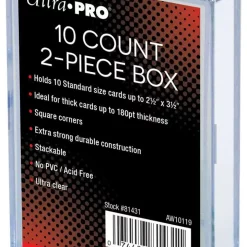 Best reviews of ✨ Ultra Pro Card Supplies 10 Count 2-Piece Storage Box ✔️