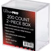 Buy ✔️ Ultra Pro Card Supplies 200 Count 2-Piece Storage Box 💯
