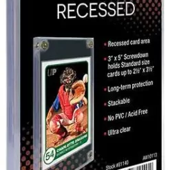 Deals 🔥 Ultra Pro Card Supplies 1/4" 4-Screw Screwdown Recessed Card Holder 😉