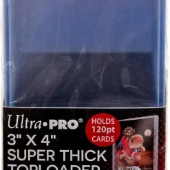 Buy 🥰 Ultra Pro Card Supplies 3" X 4" Super Thick Toploader [10 Count, Holds 120pt Cards] 😀