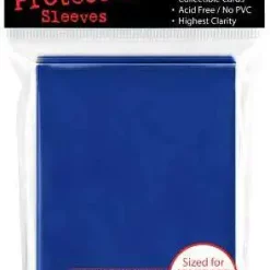 Outlet ⌛ Ultra Pro Card Supplies Deck Protector Blue Standard Card Sleeves [50 Count] 🔥