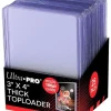 Wholesale 💯 Ultra Pro Card Supplies Toploader Series 3" X 4" Thick Toploader 100pt Card Holders [25 Count] ✨