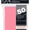 Outlet ⌛ Ultra Pro Card Supplies Bright Pink Standard Card Sleeves [50 Count] ⌛