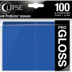 Hot Sale 💯 Ultra Pro Card Supplies Eclipse Pro-Gloss Pacific Blue Standard Card Sleeves [100 Count] ⭐