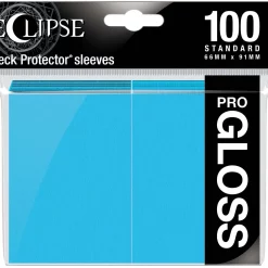 Cheap 😍 Ultra Pro Card Supplies Eclipse Pro-Gloss Sky Blue Standard Card Sleeves [100 Count] ⌛