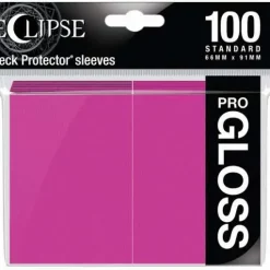 Top 10 ✔️ Ultra Pro Card Supplies Eclipse Pro-Gloss Pink Standard Card Sleeves [100 Count] 🎉