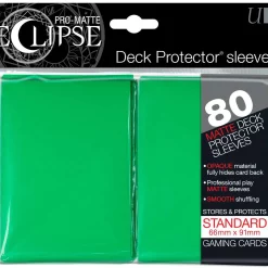 Budget ✨ Ultra Pro Card Supplies Eclipse Pro-Matte Green Standard Card Sleeves [80 Count] ✔️