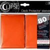 Buy 💯 Ultra Pro Card Supplies Eclipse Pro-Matte Orange Standard Card Sleeves [80 Count] 🔔