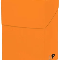 New ✔️ Ultra Pro Card Supplies Pumpkin Orange Deck Box 😍