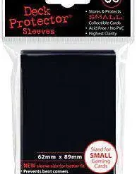 Discount ✨ Ultra Pro Card Supplies Deck Protector Black Small Card Sleeves [60 Count] 🧨