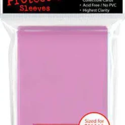 Brand new ❤️ Ultra Pro Card Supplies Deck Protector Pink Small Card Sleeves [60 Count] 👏