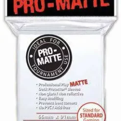 Cheapest 🛒 Ultra Pro Card Supplies Non-Glare Pro-Matte White Standard Card Sleeves [50 Count] 🔥